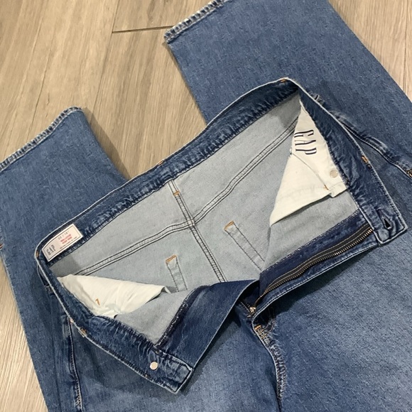 GAP High Rise ’90s Loose Medium Wash Stretch Jeans size 33/16 Tall - Picture 7 of 14